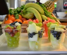 Cut Fruit and fruit bowl